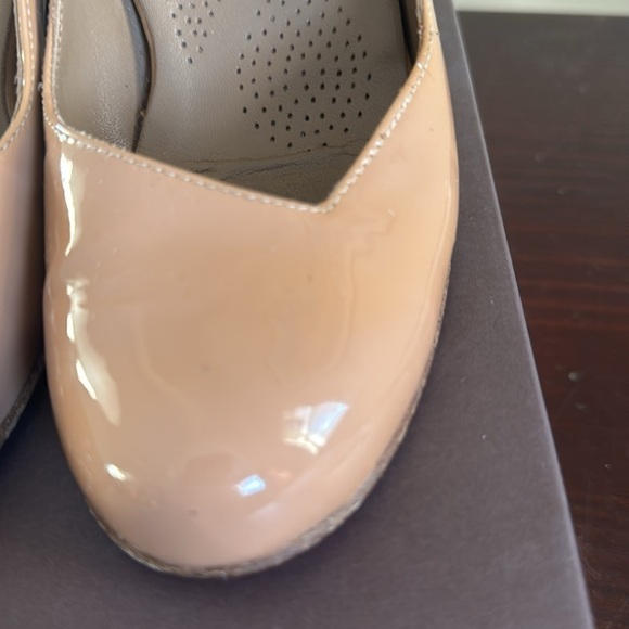 Anyi Lu Emily Bisque tan tortoise shell, heel classic designer pumps heels shoes - Picture 6 of 16